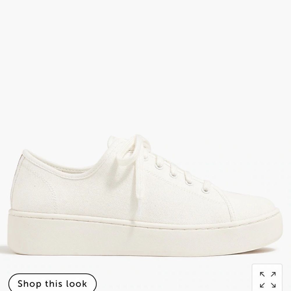 J. Crew Platform sneakers with stripe - Picture 4 of 9